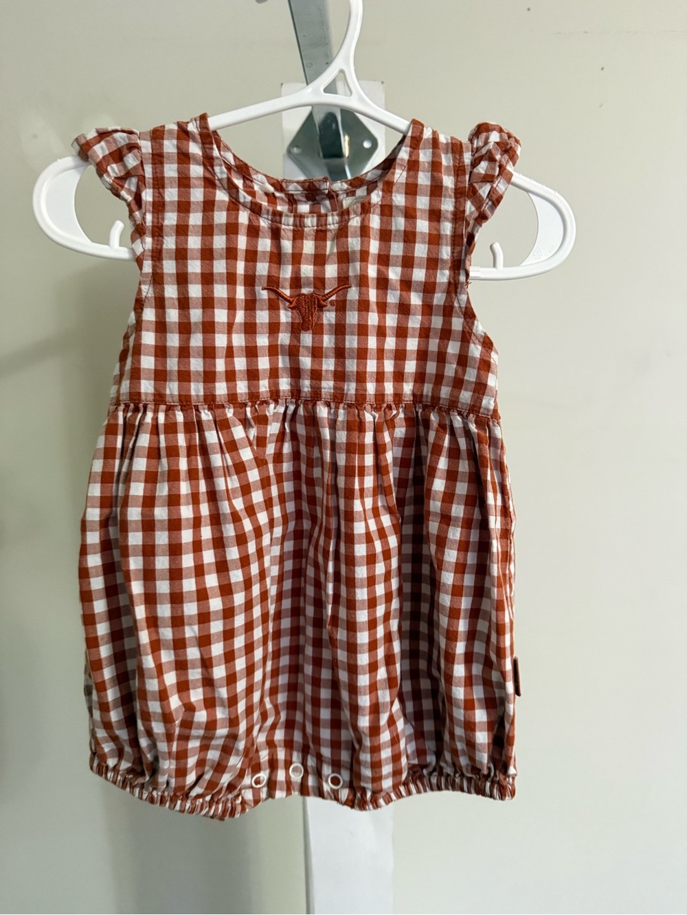 Texas Longhorns Bubble Romper